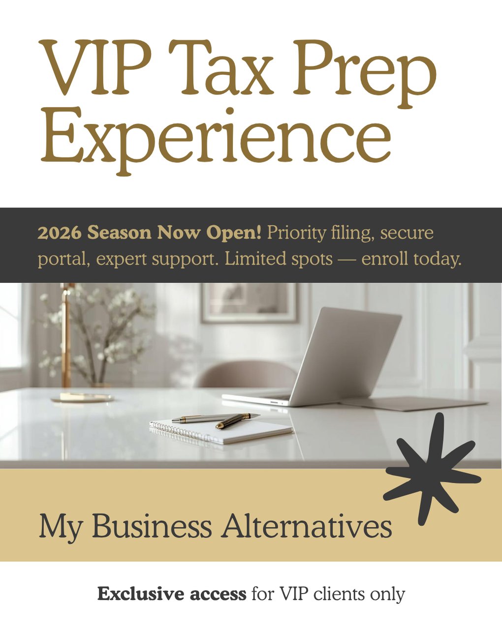 Instagram Post - VIP Tax Prep Experience